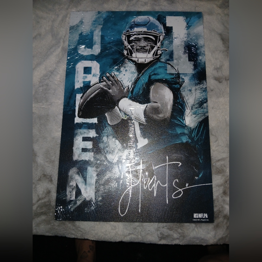 Jalen hurts wall hanging